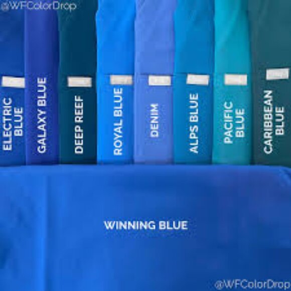 FIGS High Waisted Livingston Basic Scrub Pant - Winning Blue M/P (Medium/Petite) - Picture 9 of 9